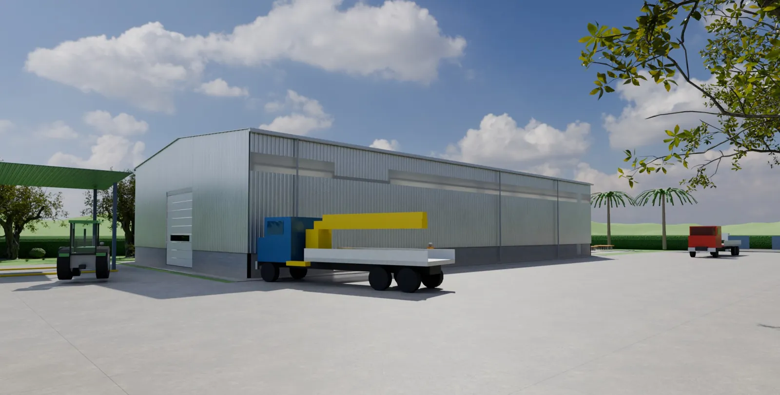 Almacén de equipos y taller agrícola | Proyecto de diseño · Da Vinci Construction