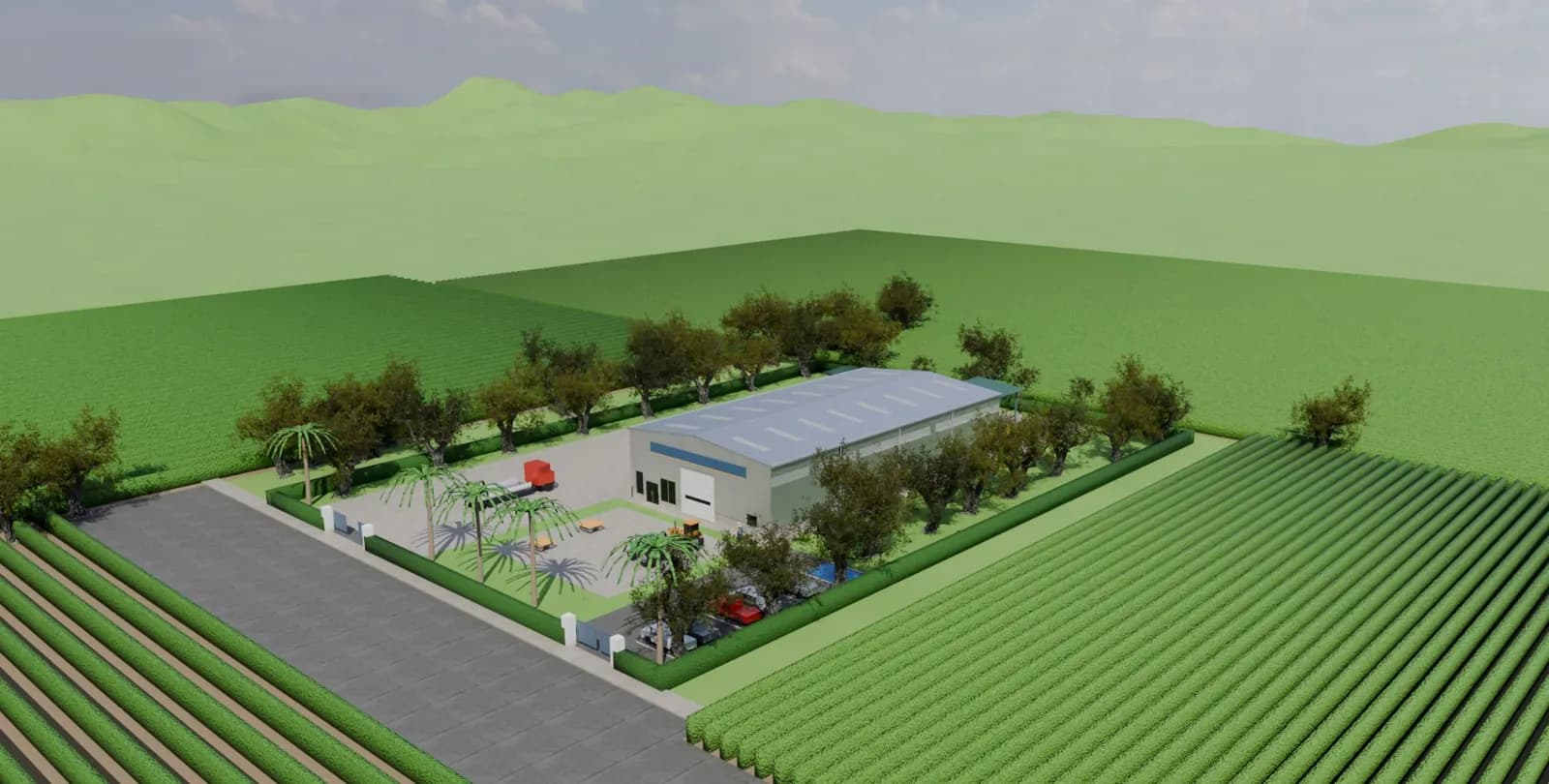 Almacén de equipos y taller agrícola | Proyecto de diseño · Da Vinci Construction