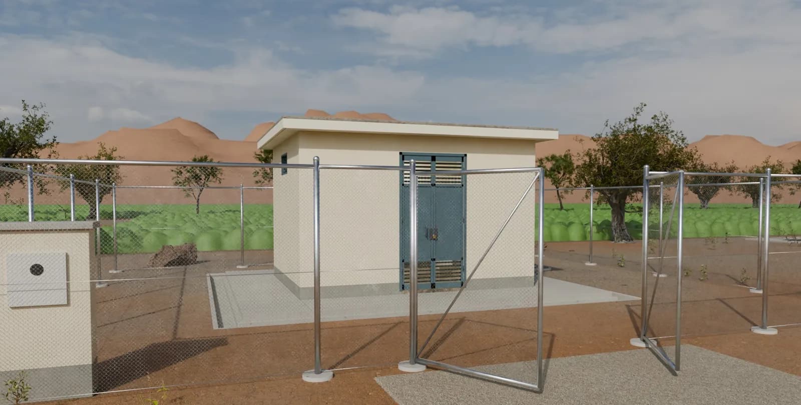 Caseta de bombeo y pozo tubular | Proyecto de diseño · Da Vinci Construction