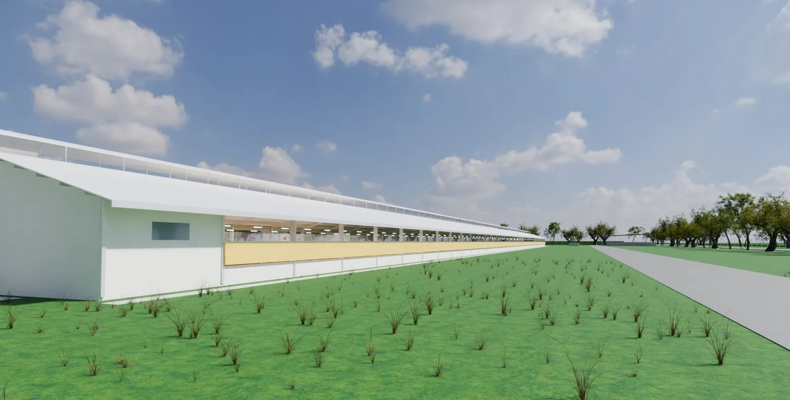 Galpón avícola y centro de acopio | Proyecto de diseño · Da Vinci Construction