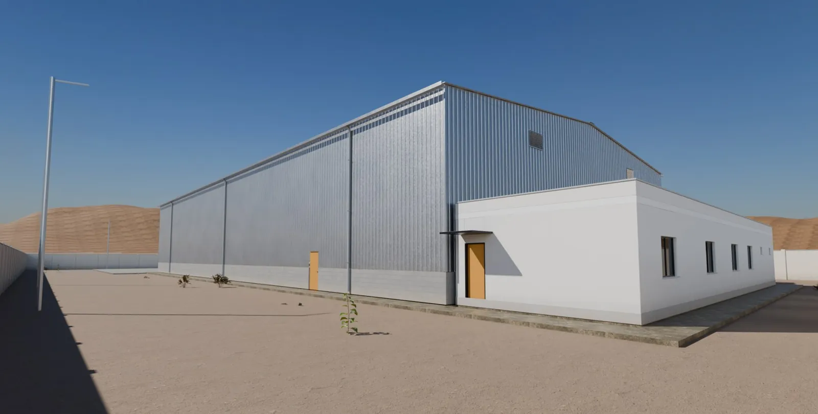 Nave industrial de acero | Proyecto de diseño · Da Vinci Construction