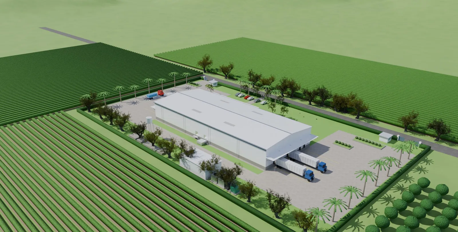 Planta de empaque agrícola con cámaras de frío | Proyecto de diseño · Da Vinci Construction