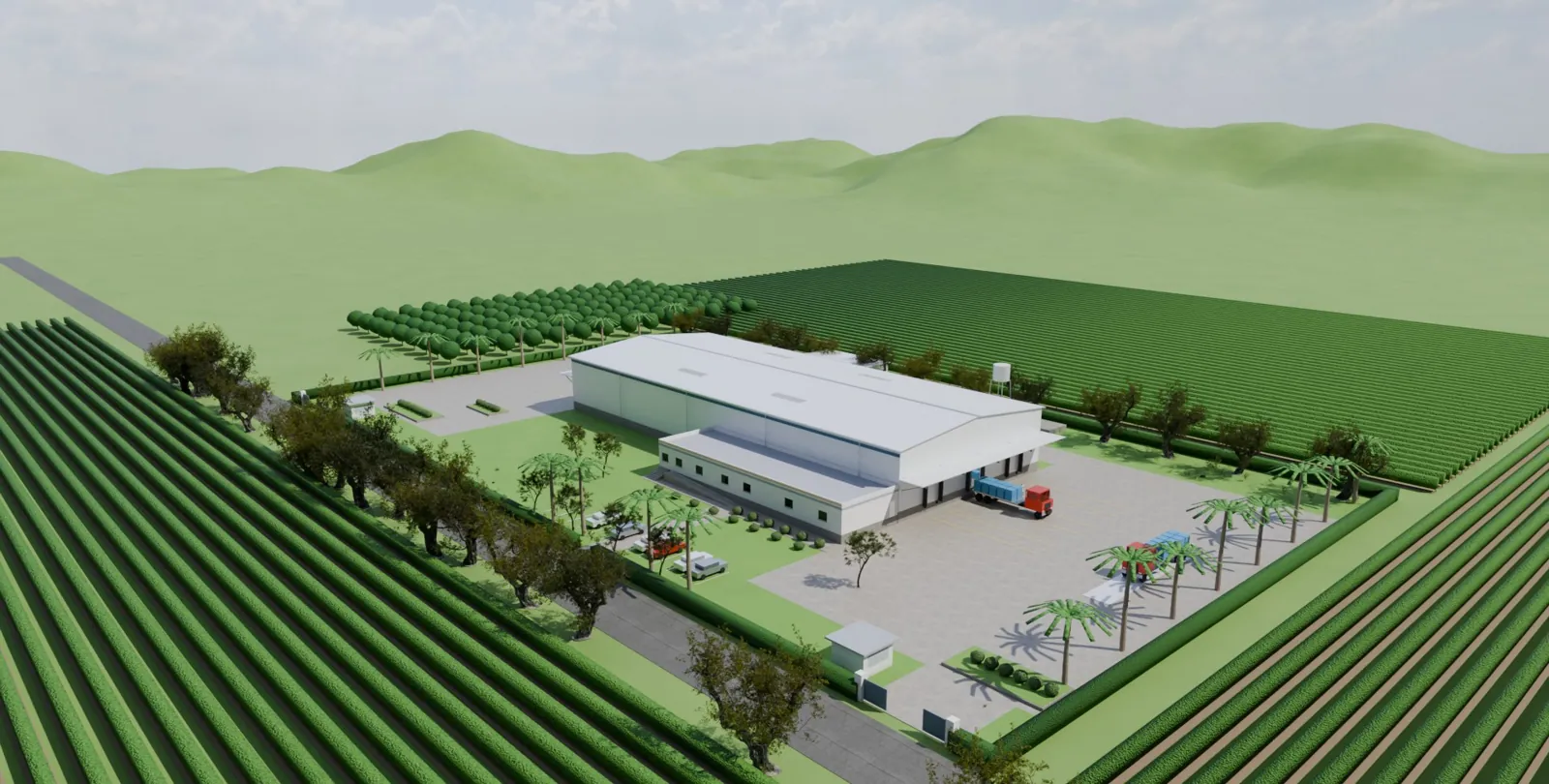 Planta de empaque agrícola con cámaras de frío | Proyecto de diseño · Da Vinci Construction